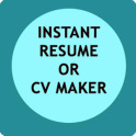 Instant Resume / CV Maker Free for Job Seekers
