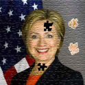 Puzzle of Hillary Face