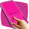 Pink Zebra Keyboard Theme