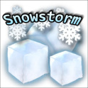 Snowstorm weather widget