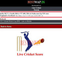Live Cricket Score 2019