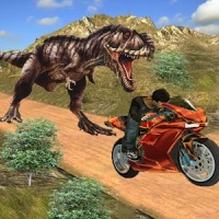 Bike Racing Dino Adventure 3D: Dino Survival Games