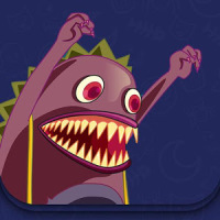 Monster and the Cat - Interactive story for kids
