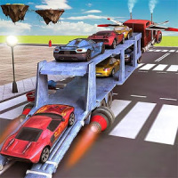 Car Transporter Flying Game 3D