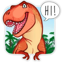 New WAStickerApps - Dinosaur Stickers For Chat