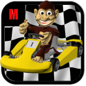 बंदर पागलपन Kart रेसिंग