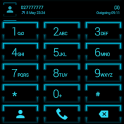 Theme for ExDialer Neon Blue