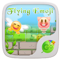 Flying Emoji GO Keyboard Theme