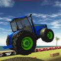 tractor de granja acrobacias
