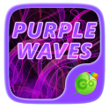 Purple Waves GO Keyboard Theme