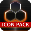 GLOW ORANGE icon pack HD 3D