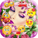 Flower Photo Frame with Love & Emoji Frames