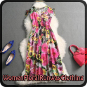 Women Floral Runway Clothes