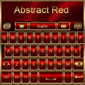 Abstract Red Go Keyboard Theme