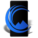 Up Black Blue Icon Pack