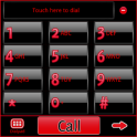 GO Contacts Black & Red Theme
