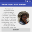 Theresa Strepek- Mobile Dev.