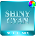 Shiny Cyan Theme for Xperia