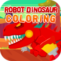 Robot dinosaurio para colorear
