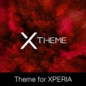 xBlack - Red Premium Theme for Xperia