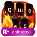 Fire Animated Keyboard Theme