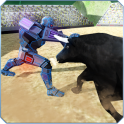 Battle Robot VS Angry Bull