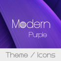 Modern Purple Theme + Icons