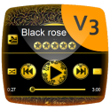 Black rose Music Player Theme