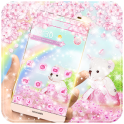 Pink Bear Flower Theme