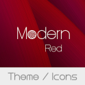 Modern Red Theme + Icons