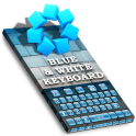 Blue White Keyboard