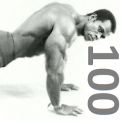 Push-up play workout like a game, plus squats, abs