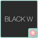 ColorfulTalk - Black W 카카오톡 테마