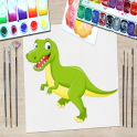 Dinosaur Kid Coloring Book 3
