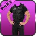 Police Suit Photo Frames