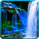 Blue Nature Waterfalls LIve Wallpaper