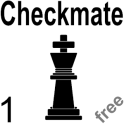 チェックメイトチェスのパズル1