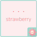 simple dot - strawberry 카카오톡 테마