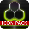 GLOW LIME icon pack HD 3D