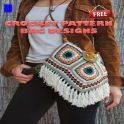 Crochet Projetos Padrão Bolsa