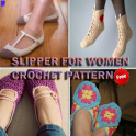 Women Slippers Crochet Pattern