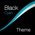 Black - Cyan Theme for Xperia
