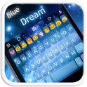 Blue Dream Emoji Keyboard Skin