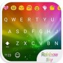 Rainbow Sky Keyboard Theme