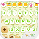 Green Vine Emoji Keyboard Skin