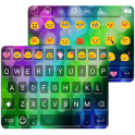 Color Love Emoji Keyboard Skin