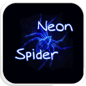 Neon Spider Emoji Keyboard