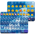 Blue Diamond Emoji Keyboard