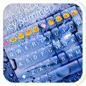 Emoji Keyboard Icy Summer Skin