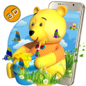 Teddy Bear Cartoon 3D Theme